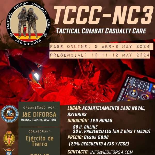 CURSO TCCC-NC3 (9 ABRIL AL 12 DE MAYO 2024)