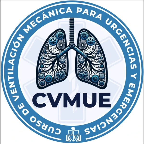 Logotipo del curso de ventilación mecánica en urgencias y emergencias